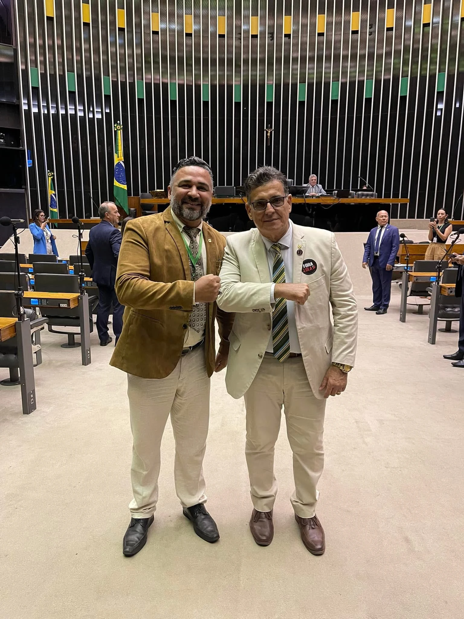 Pastor Capelão Jorge e Coronel Meira na Câmara dos Deputados